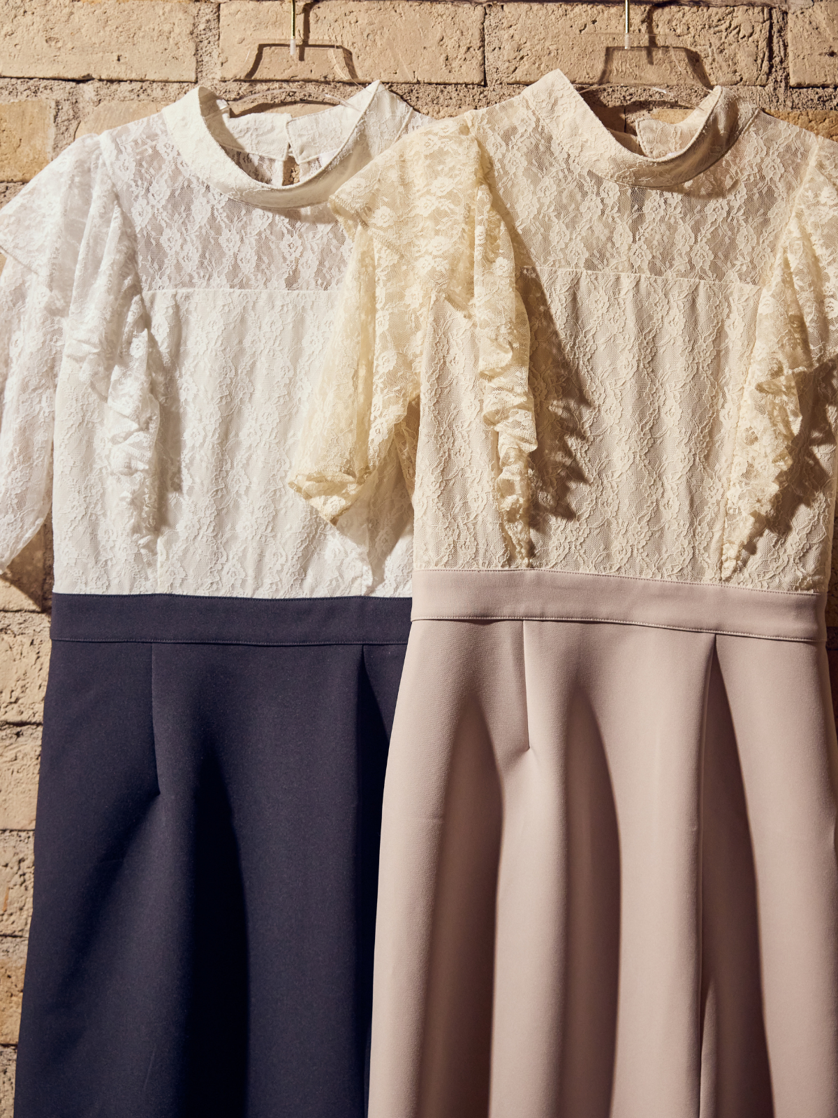 Lace Docking Slit Dress