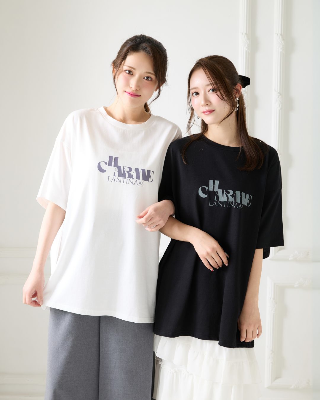 【Unisex】 CHARME Print Tshirt