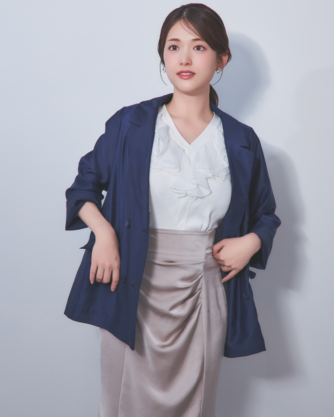 Lace Collar Sheer Jacket