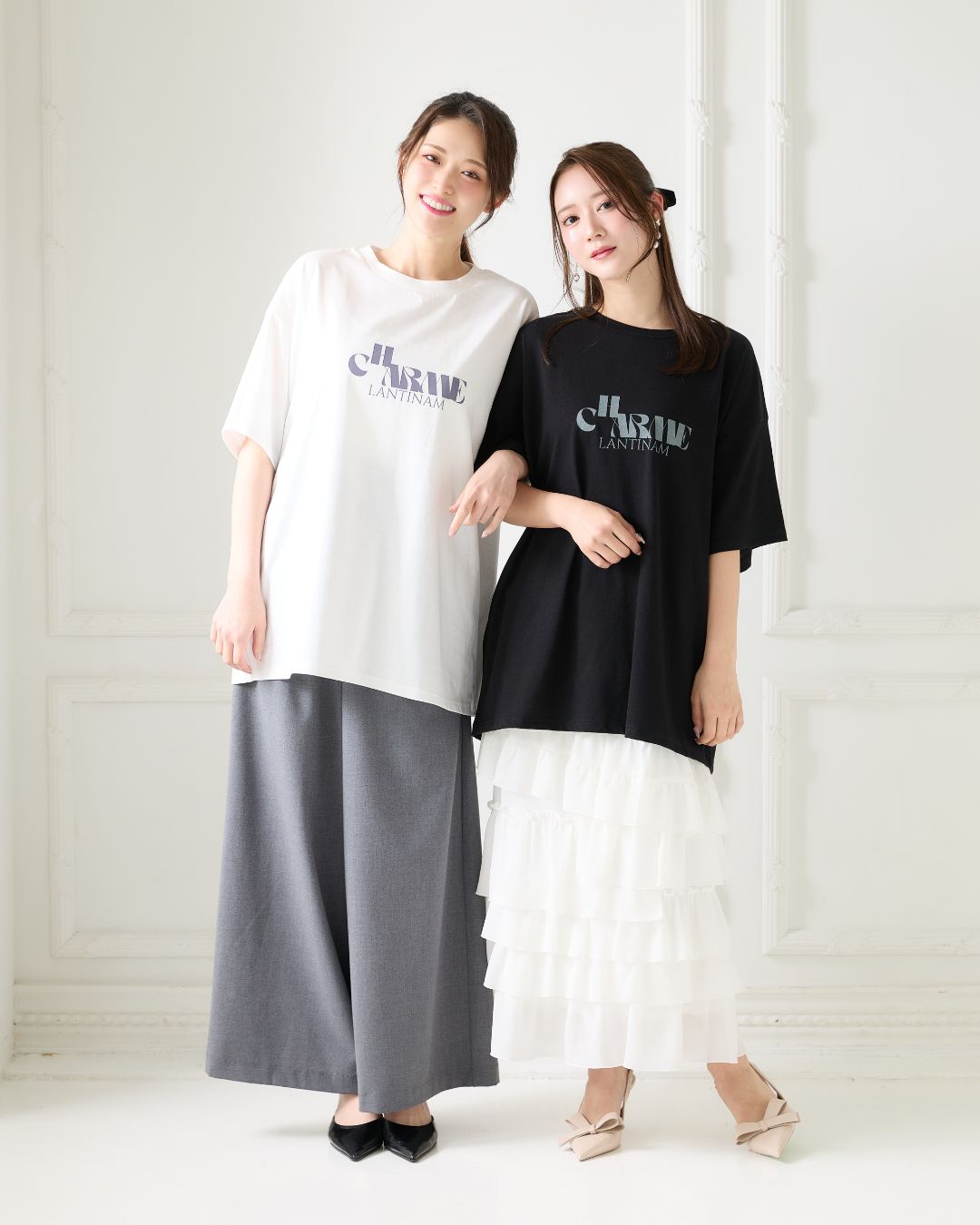 【Unisex】 CHARME Print Tshirt