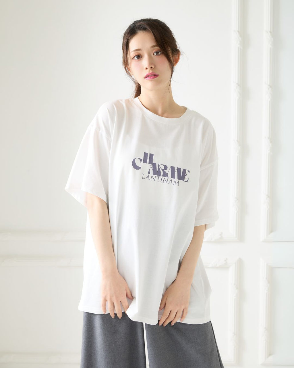 【Unisex】 CHARME Print Tshirt