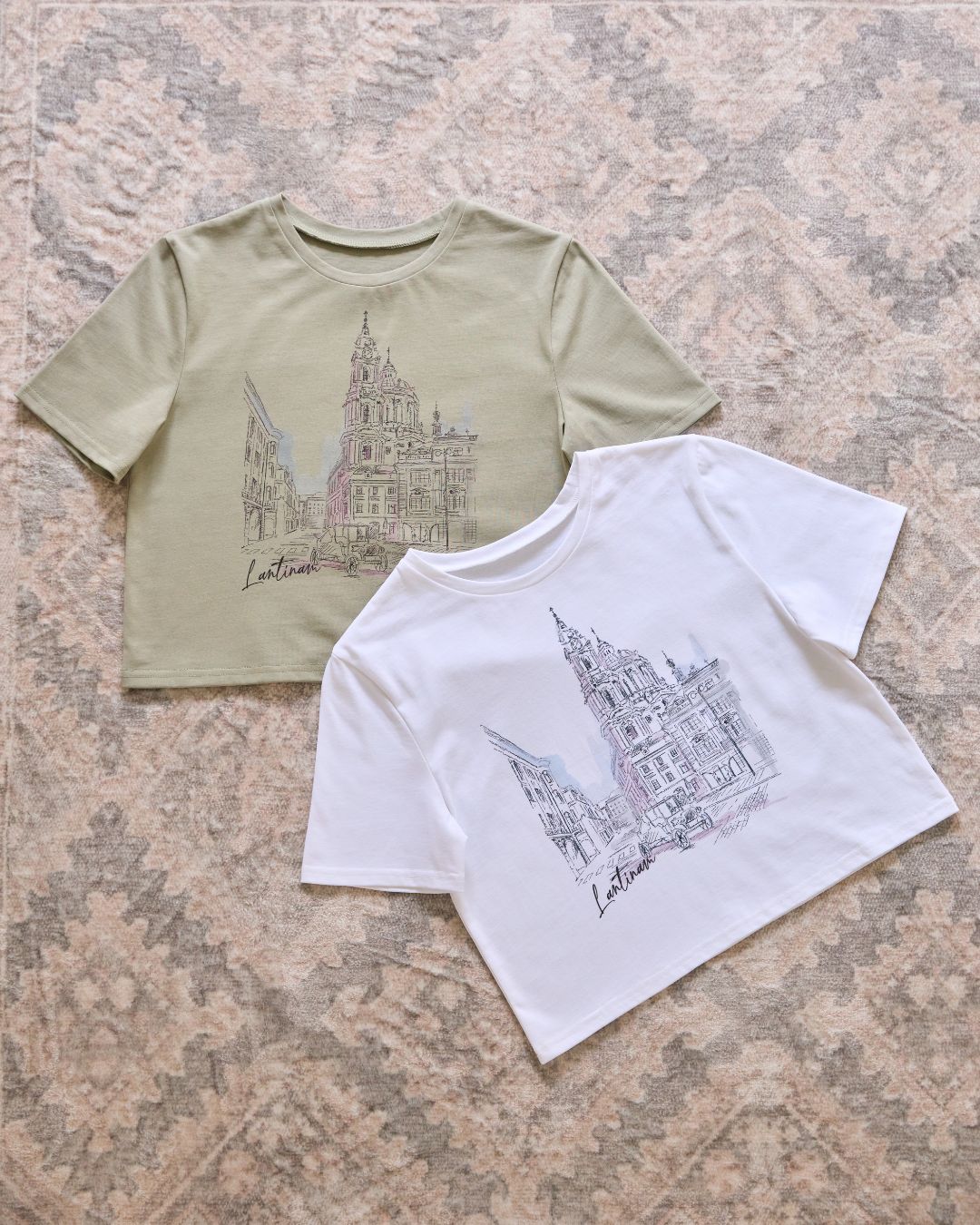 【ユニセックス】PRAGUE Illustration T