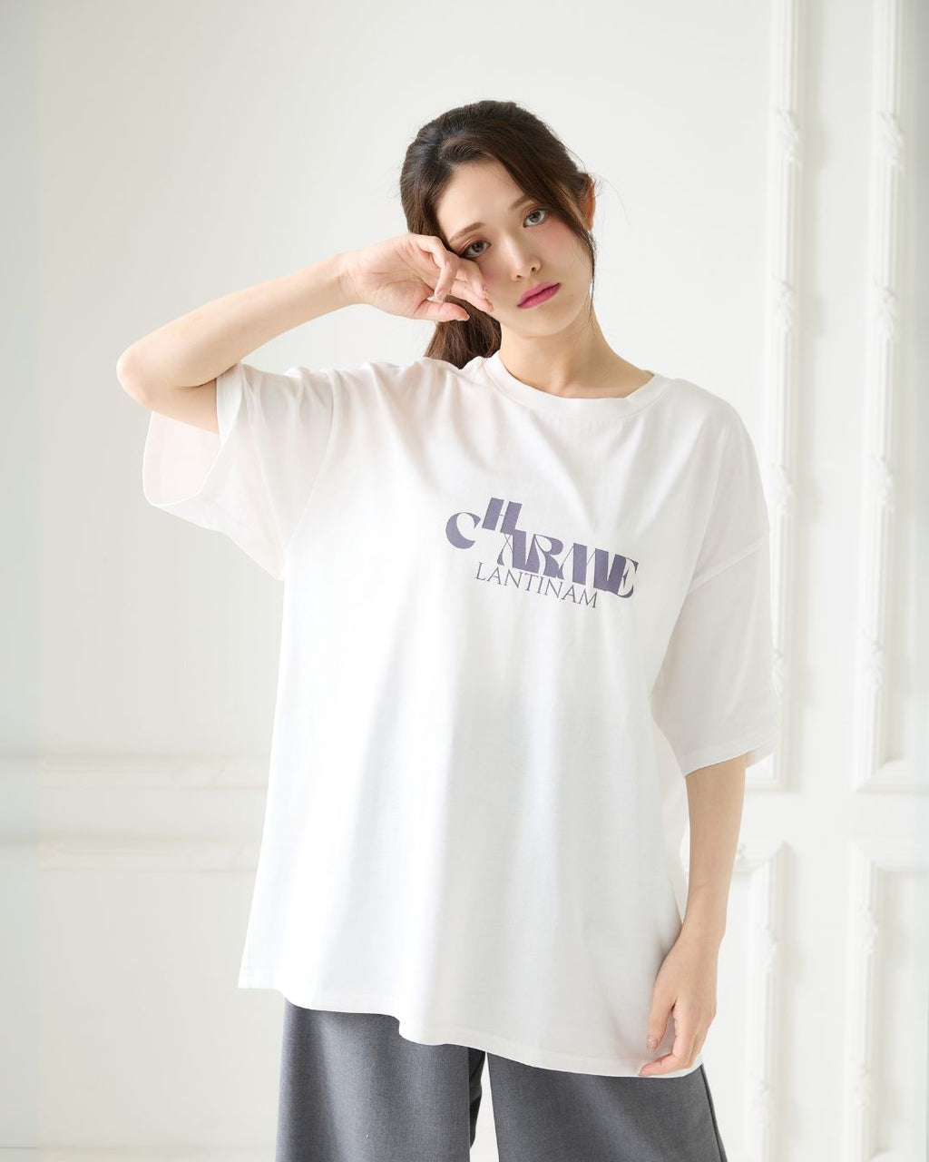 【Unisex】 CHARME Print Tshirt