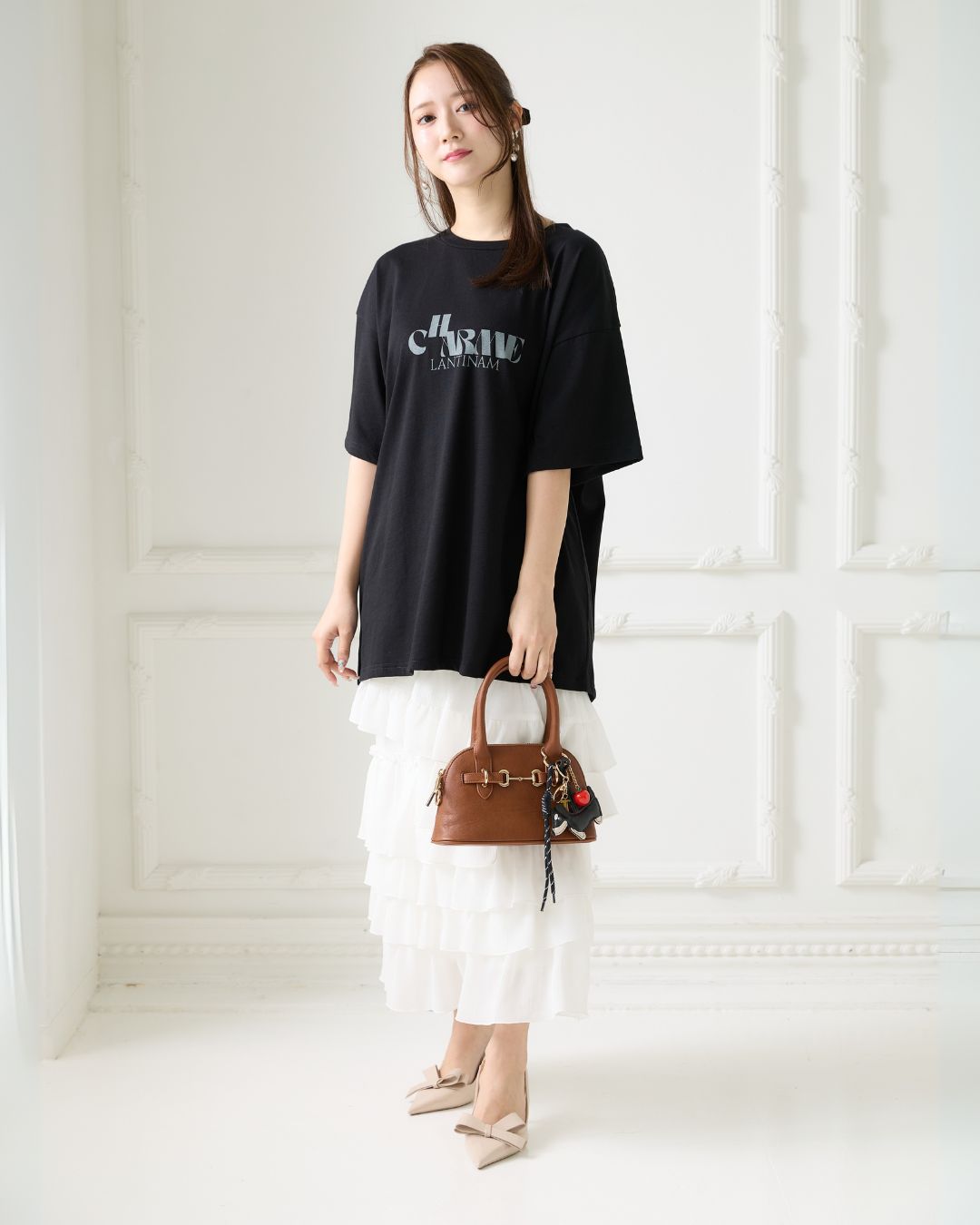 【Unisex】 CHARME Print Tshirt