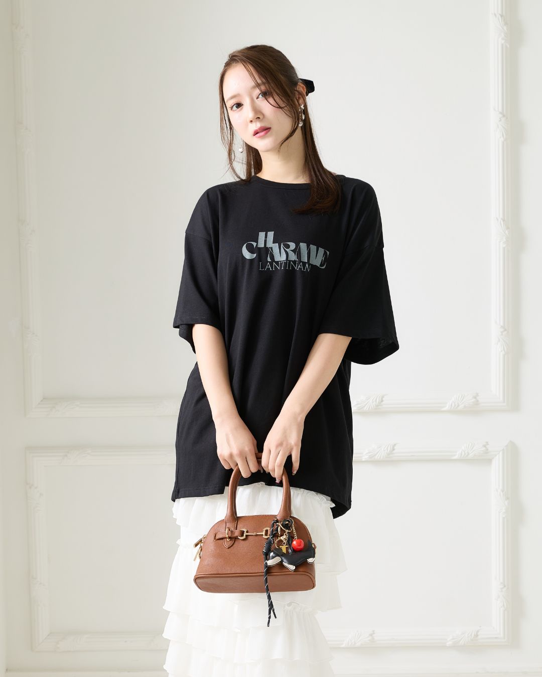 【Unisex】 CHARME Print Tshirt