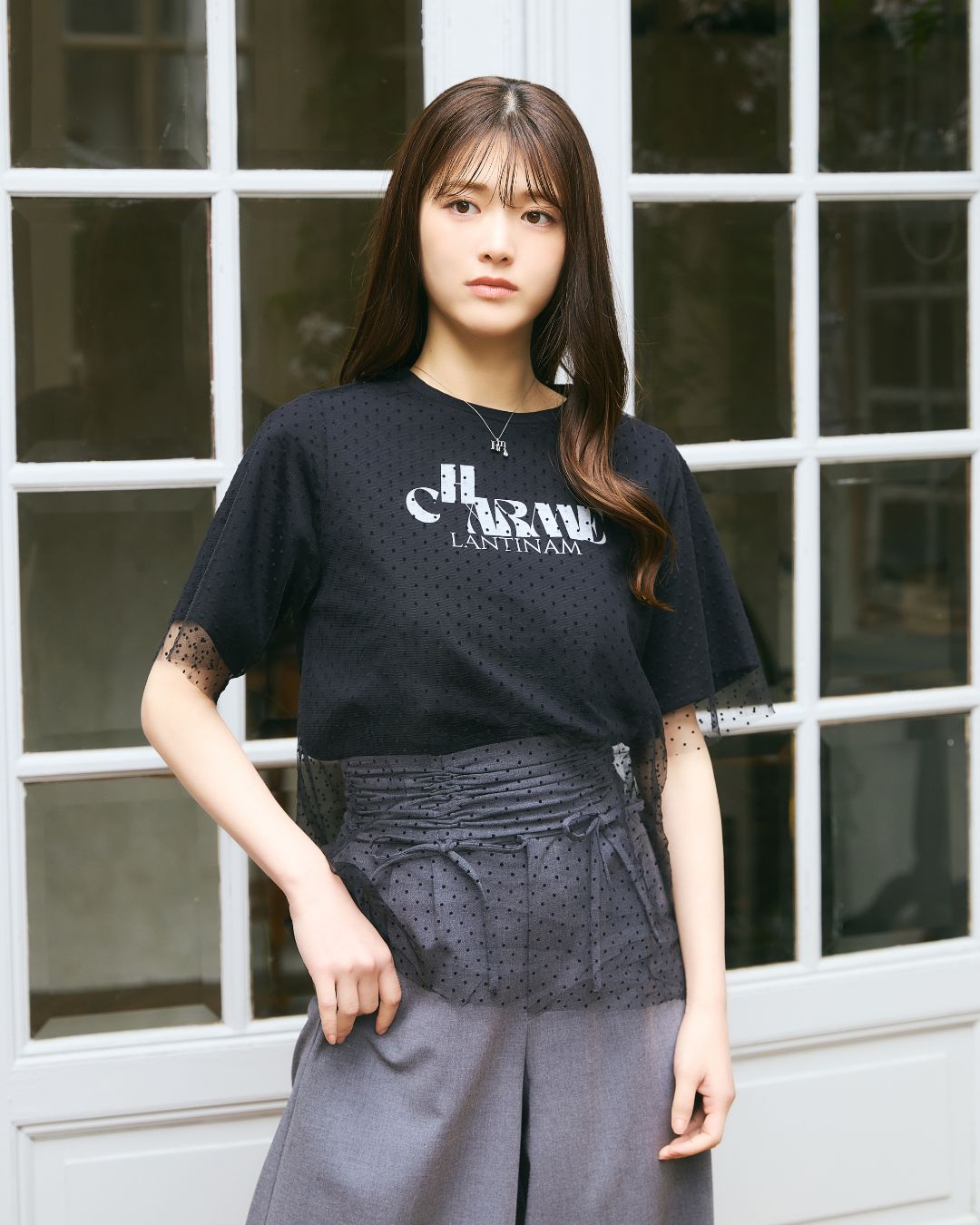 【Unisex】 CHARME Print Tshirt
