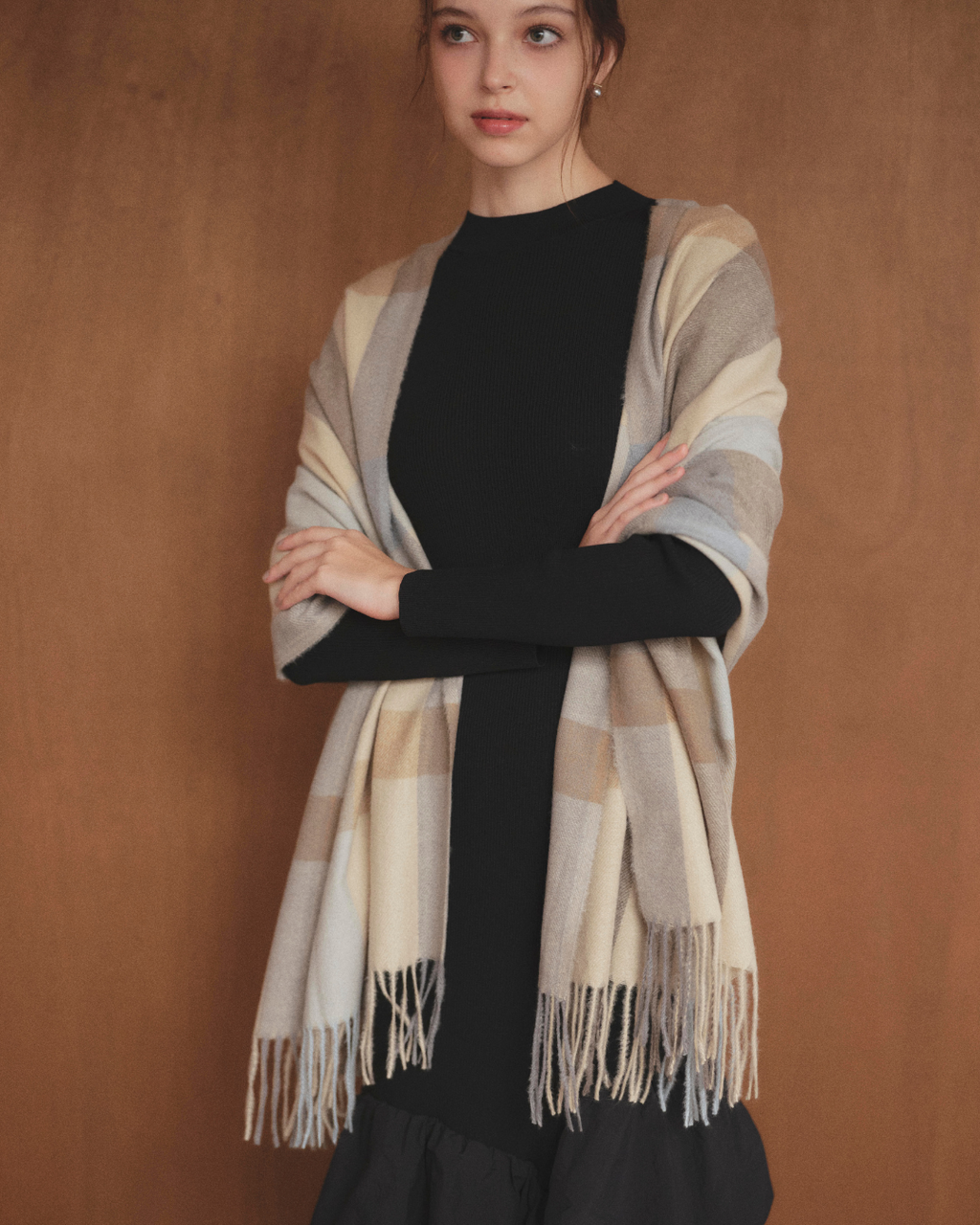 【Unisex】Check Muffler