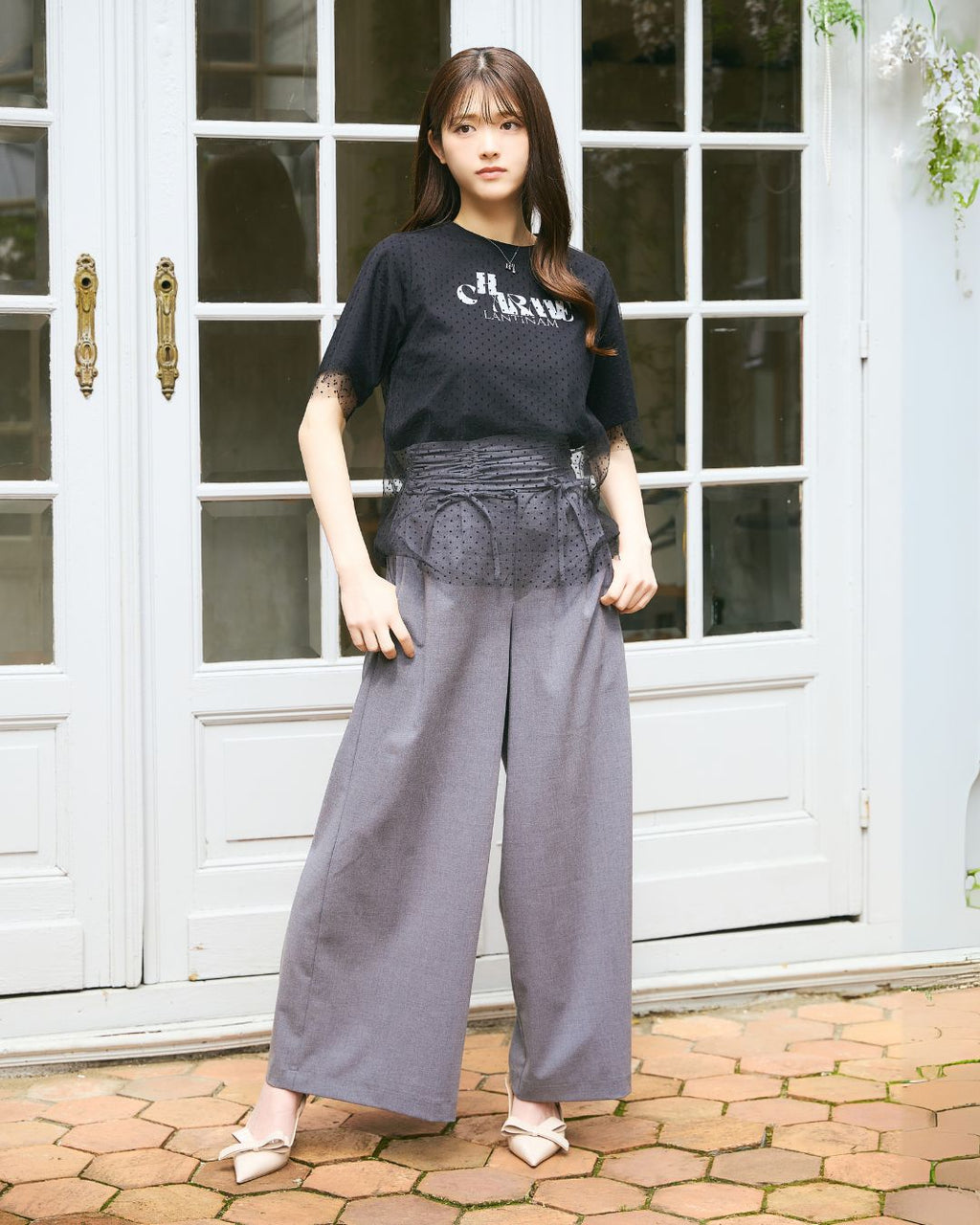 【Unisex】 CHARME Print Tshirt