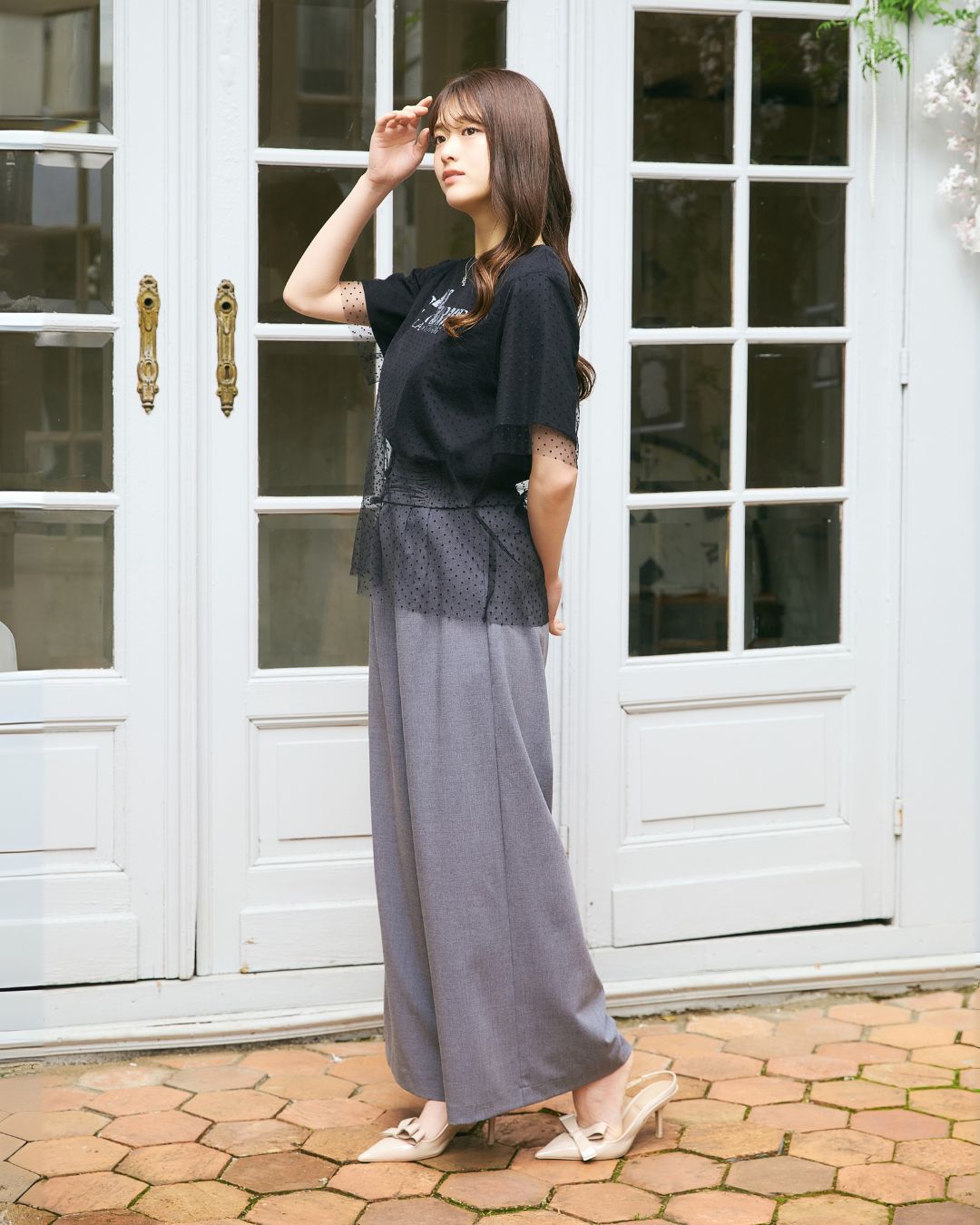 【Unisex】 CHARME Print Tshirt