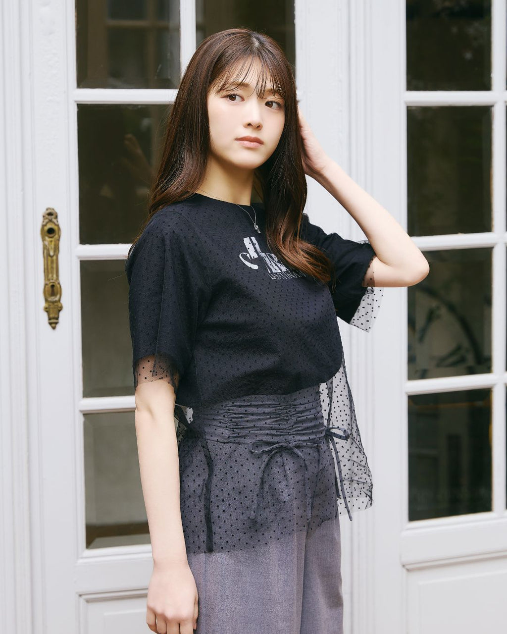 【Unisex】 CHARME Print Tshirt