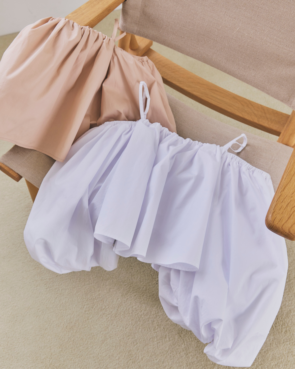 【GirlsAward着用】Off Shoulder Puff Blouse