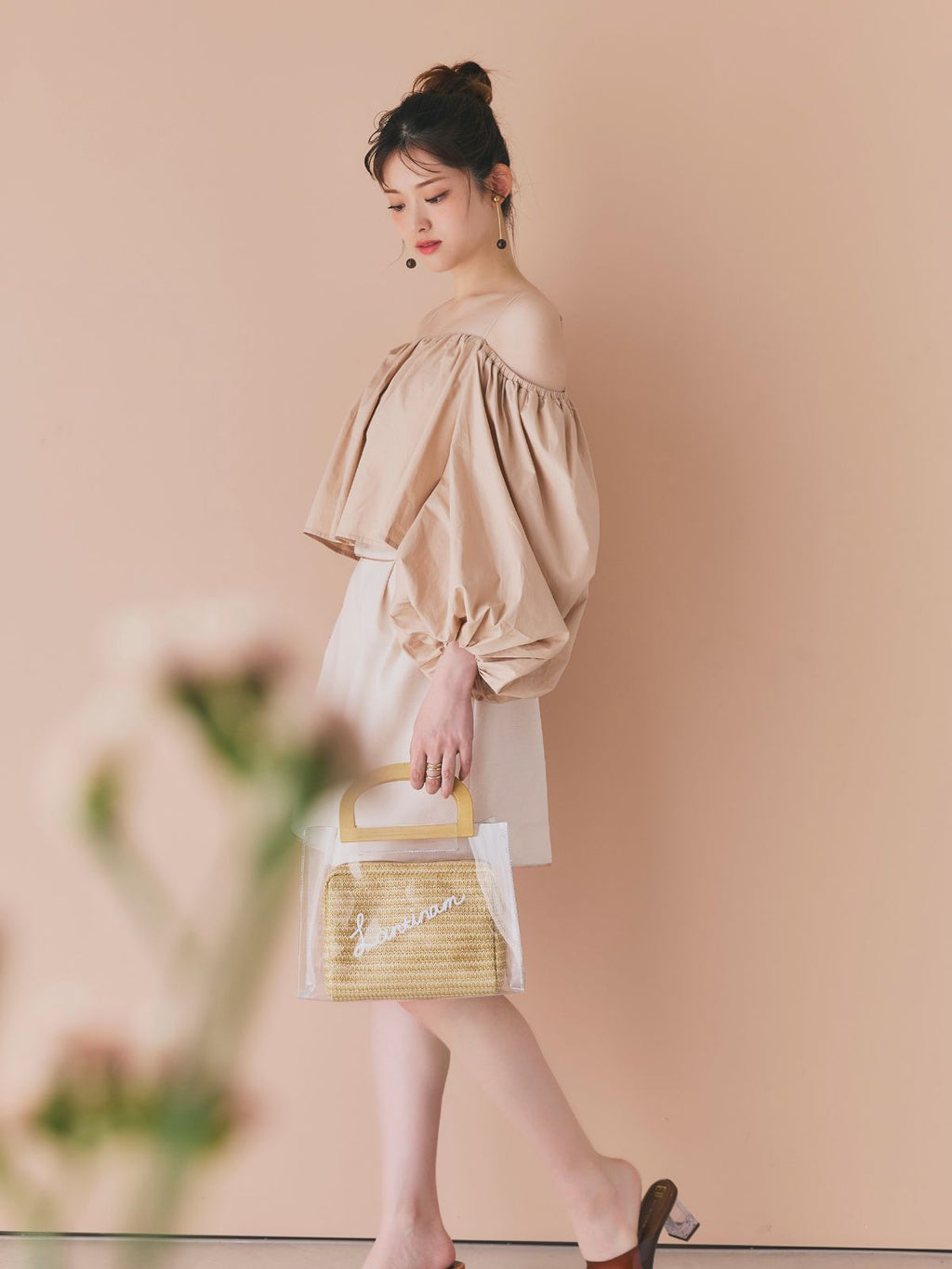 【GirlsAward着用】Lantinam PVC Jute Bag