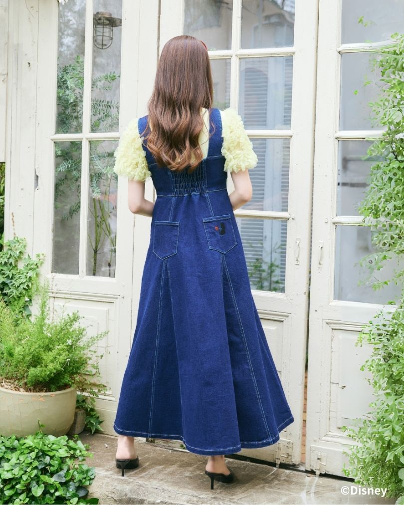 Snow White and Seven Dwarfs / Denim Bustier Dress