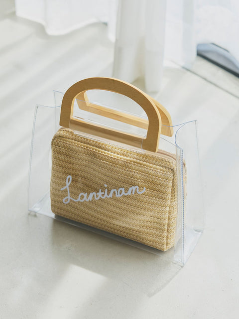 【GirlsAward着用】Lantinam PVC Jute Bag