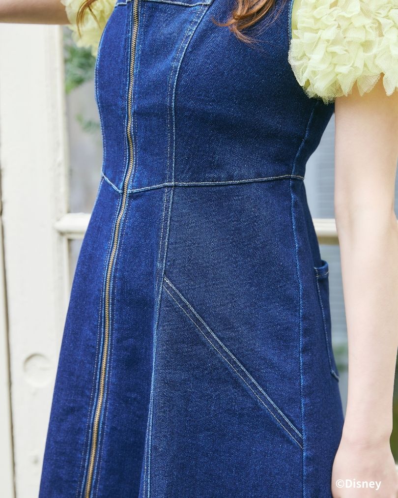 Snow White and Seven Dwarfs / Denim Bustier Dress