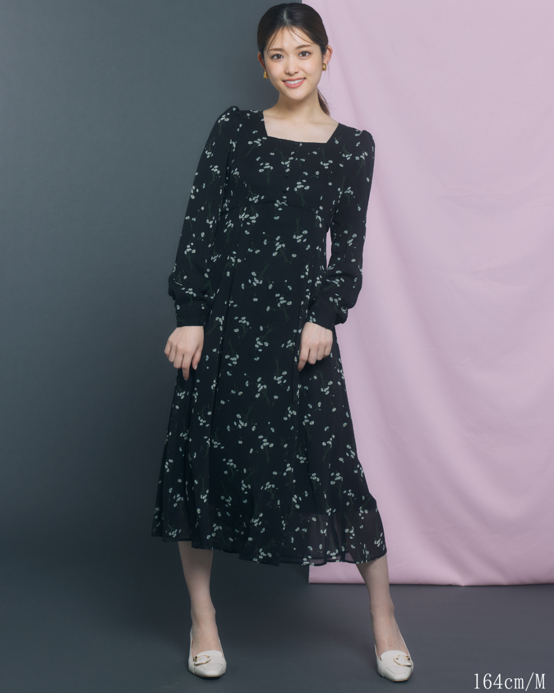 Daisy Sheer Chiffon Dress