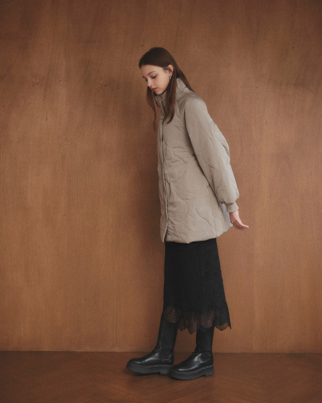 【Unisex】Quilted Coat