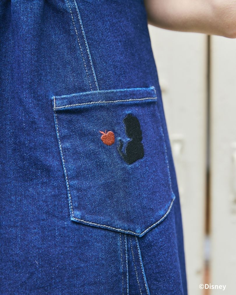 Snow White and Seven Dwarfs / Denim Bustier Dress