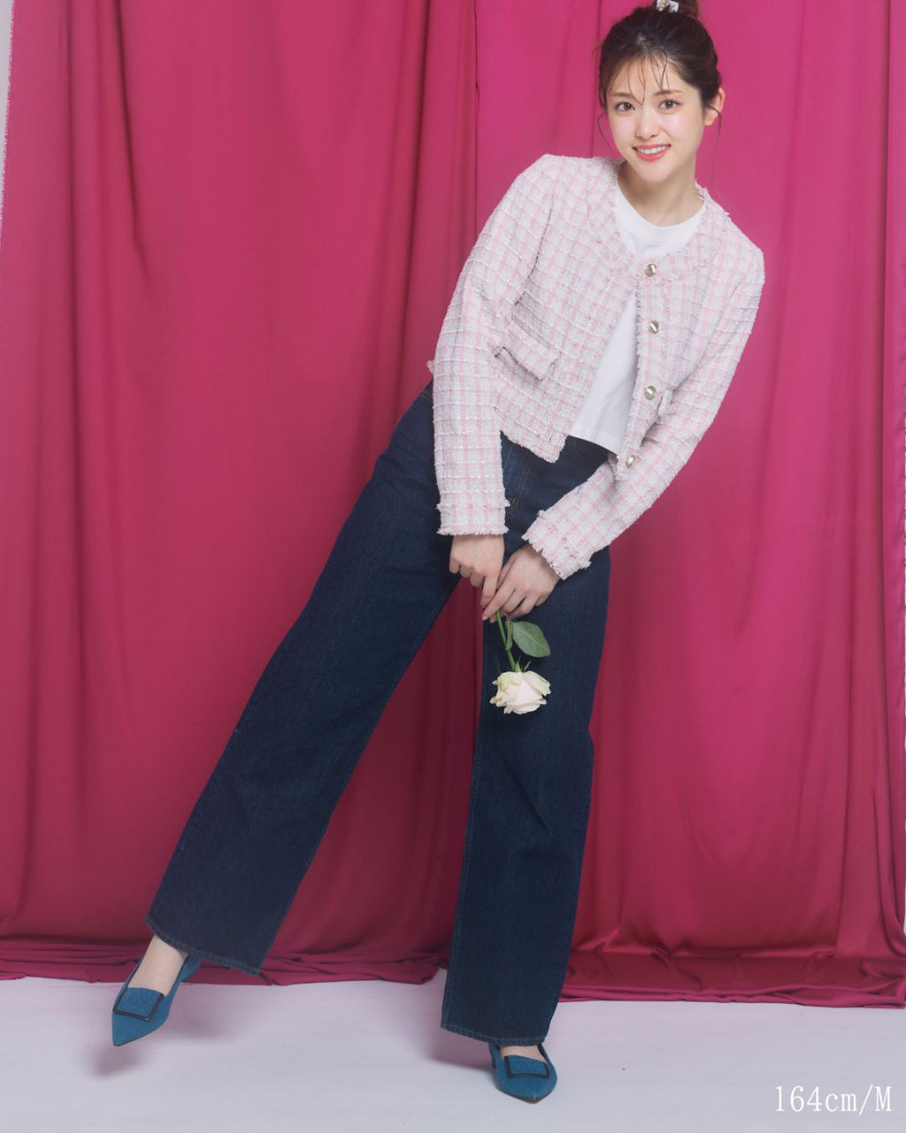 High Rise Straight Jeans