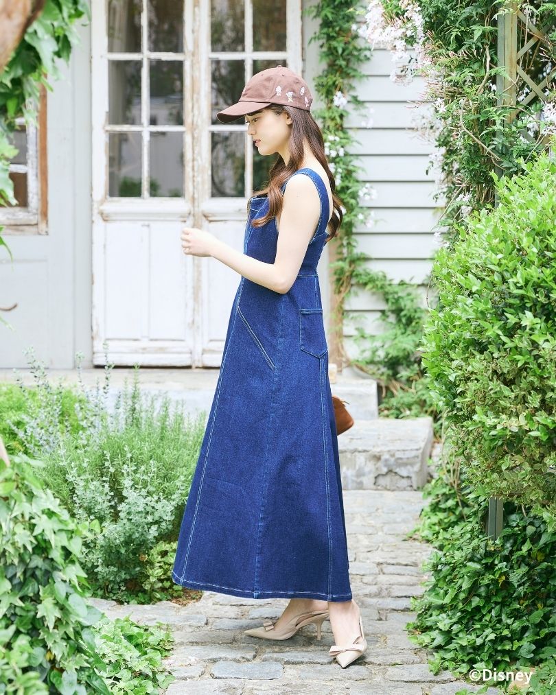 Snow White and Seven Dwarfs / Denim Bustier Dress