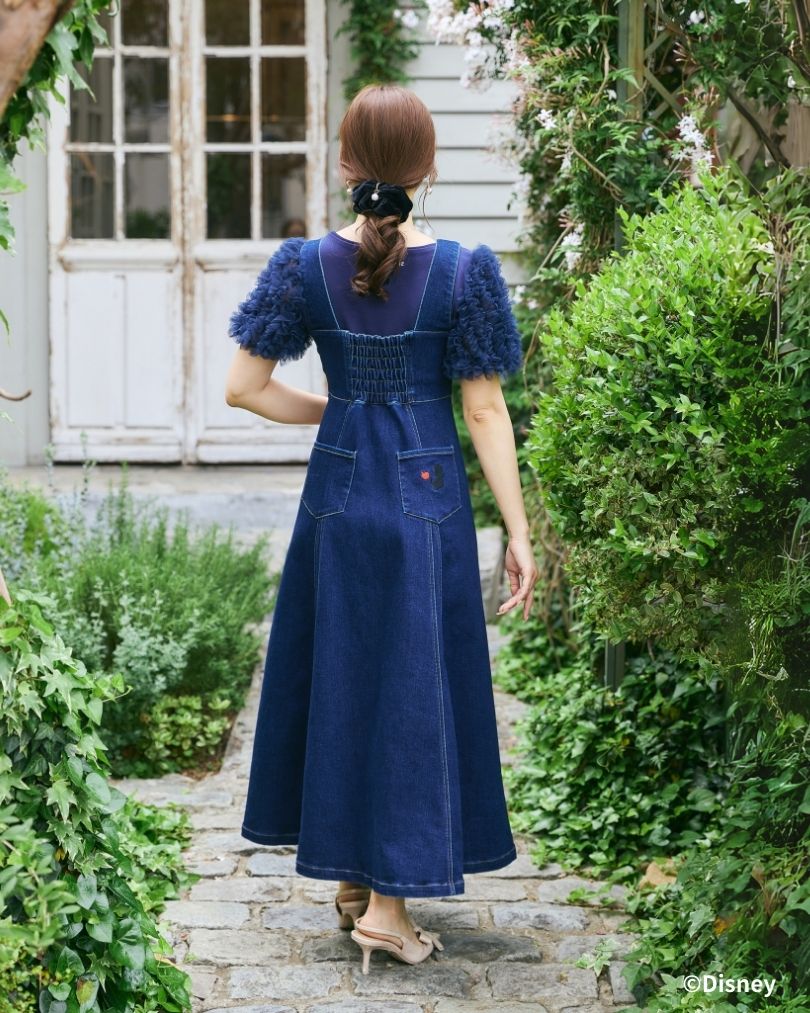 Snow White and Seven Dwarfs / Denim Bustier Dress