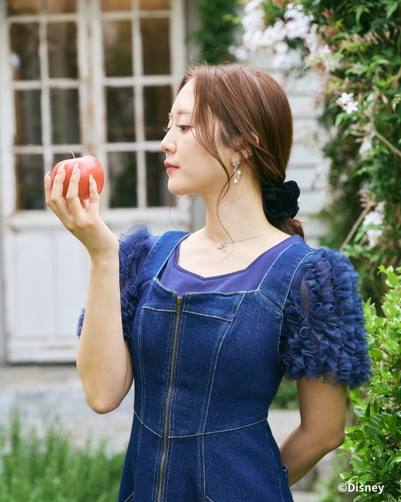 Snow White and Seven Dwarfs / Denim Bustier Dress