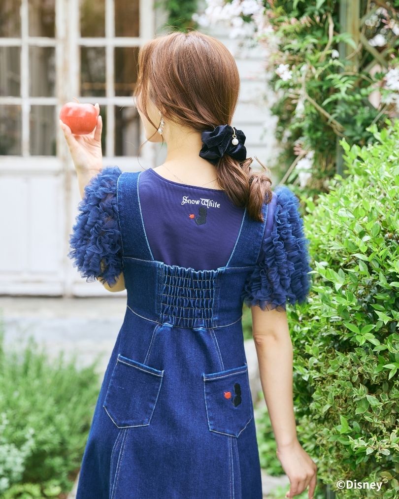 Snow White and Seven Dwarfs / Denim Bustier Dress