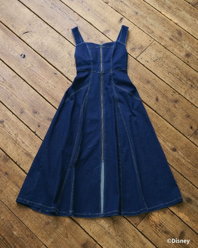 Snow White and Seven Dwarfs / Denim Bustier Dress