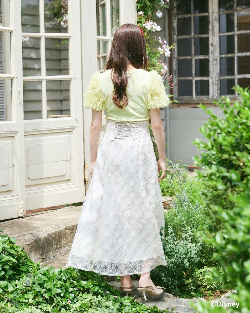 Snow White and Seven Dwarfs / Tule Frill Sleeve Tops