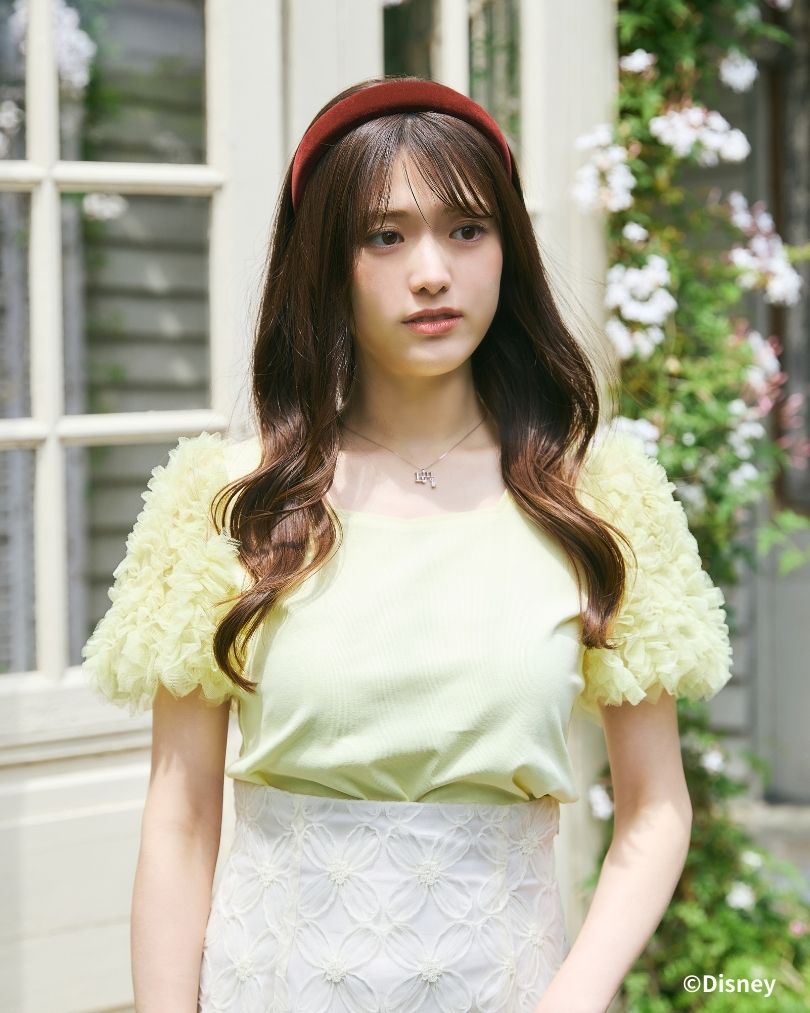 Snow White and Seven Dwarfs / Tule Frill Sleeve Tops