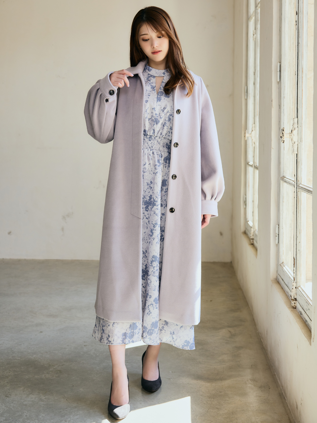 Soutien Collar Puff Sleeve Coat – LANTINAM Soutien Collar Puff Sleeve Coat – LANTINAM