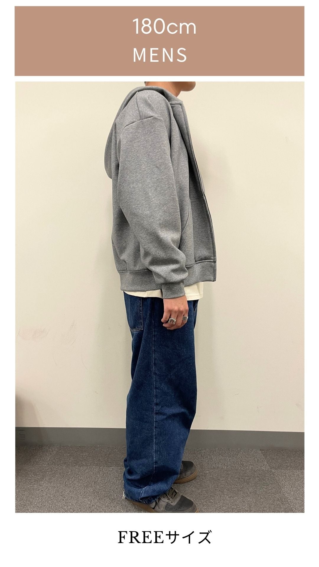 【Unisex】LM Zip-up Hoodie