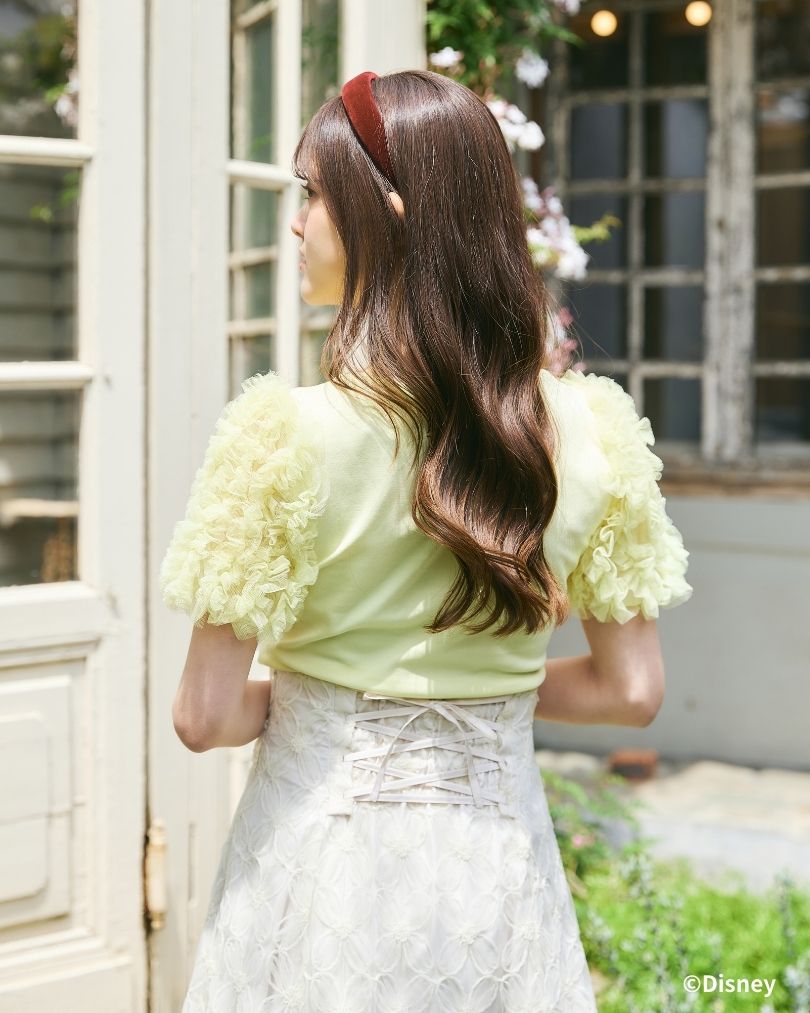 Snow White and Seven Dwarfs / Tule Frill Sleeve Tops