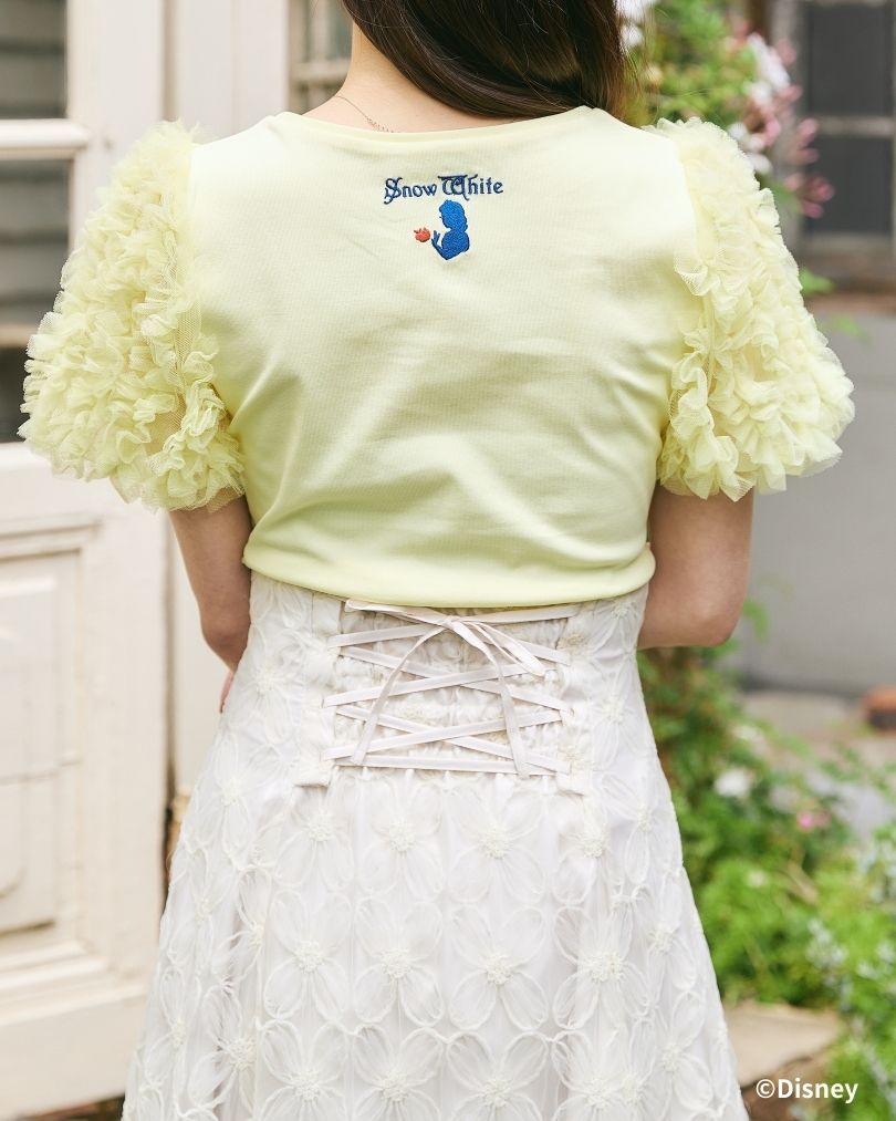 Snow White and Seven Dwarfs / Tule Frill Sleeve Tops