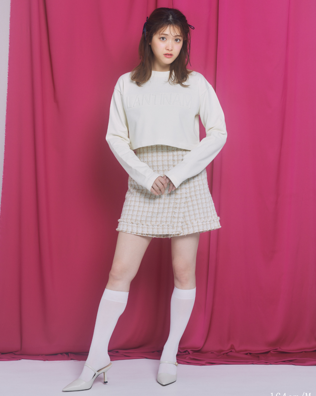 Check Tweed Skirt(short pants)