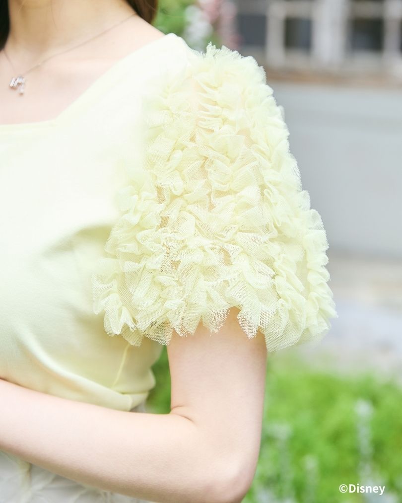Snow White and Seven Dwarfs / Tule Frill Sleeve Tops