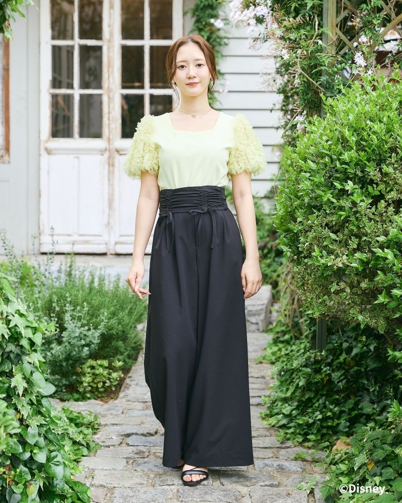 Snow White and Seven Dwarfs / Tule Frill Sleeve Tops