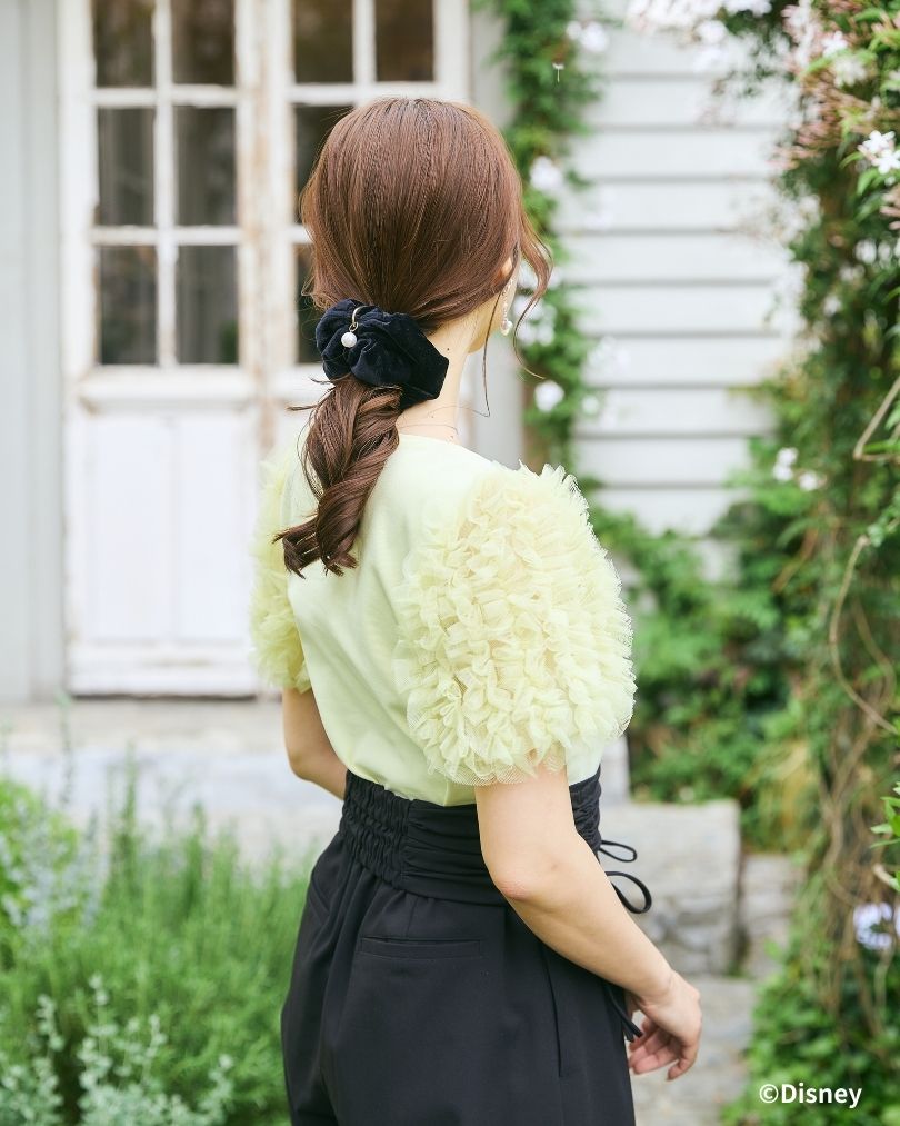 Snow White and Seven Dwarfs / Tule Frill Sleeve Tops