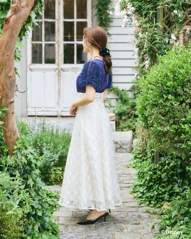 Snow White and Seven Dwarfs / Tule Frill Sleeve Tops