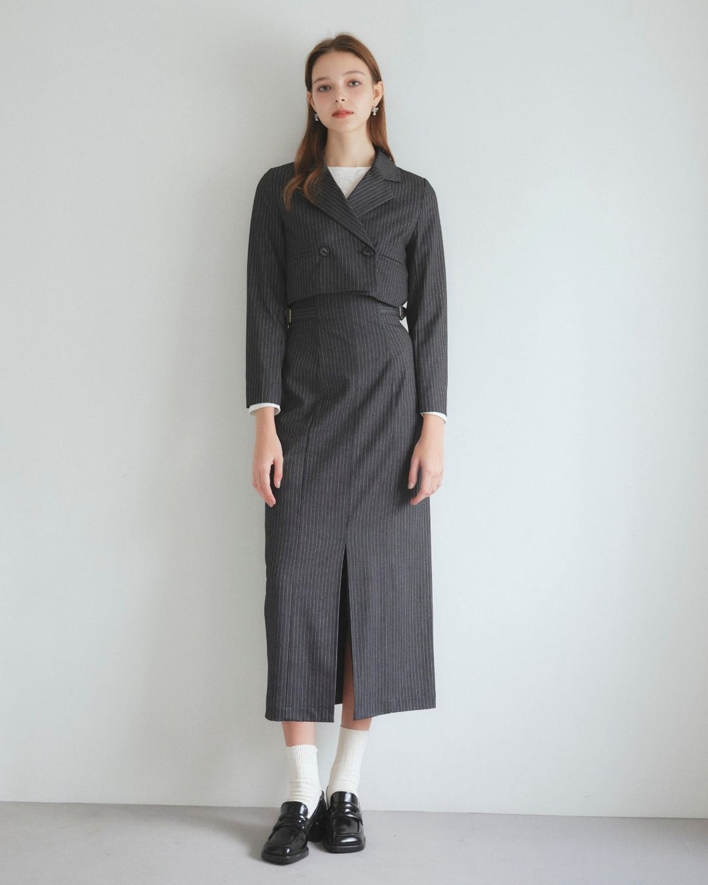 Pinstripe Short Jacket