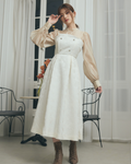Flower Jacquard  Docking  Dress
