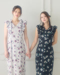 Shoulder Frill I-line Dress