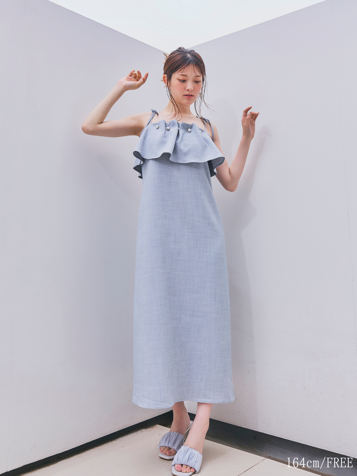 【GirlsAward着用】Pearl Camidress