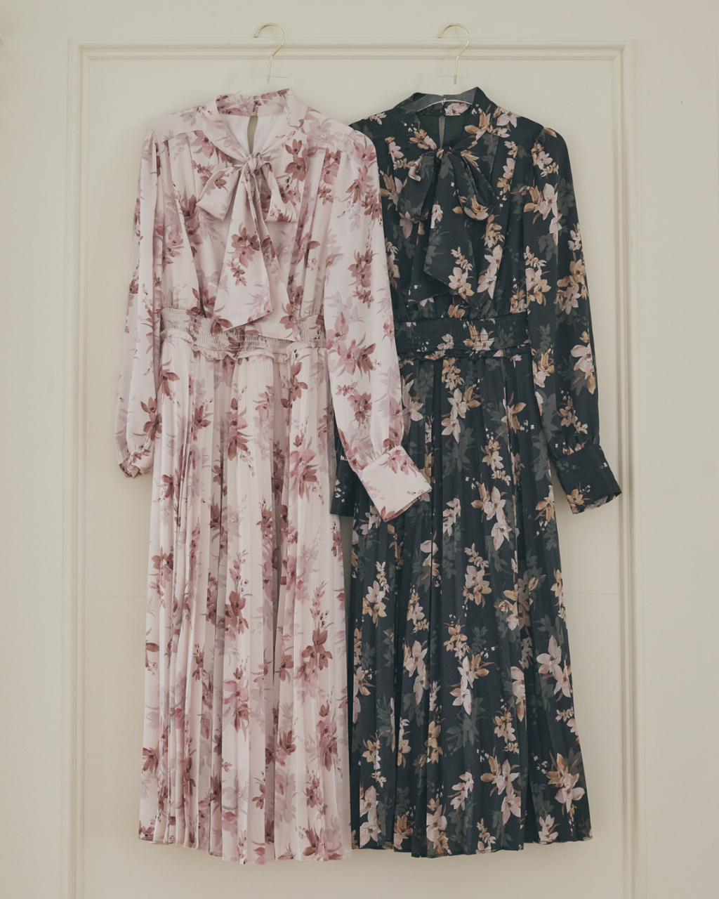 Cymbidium Ribbon Pleats Dress