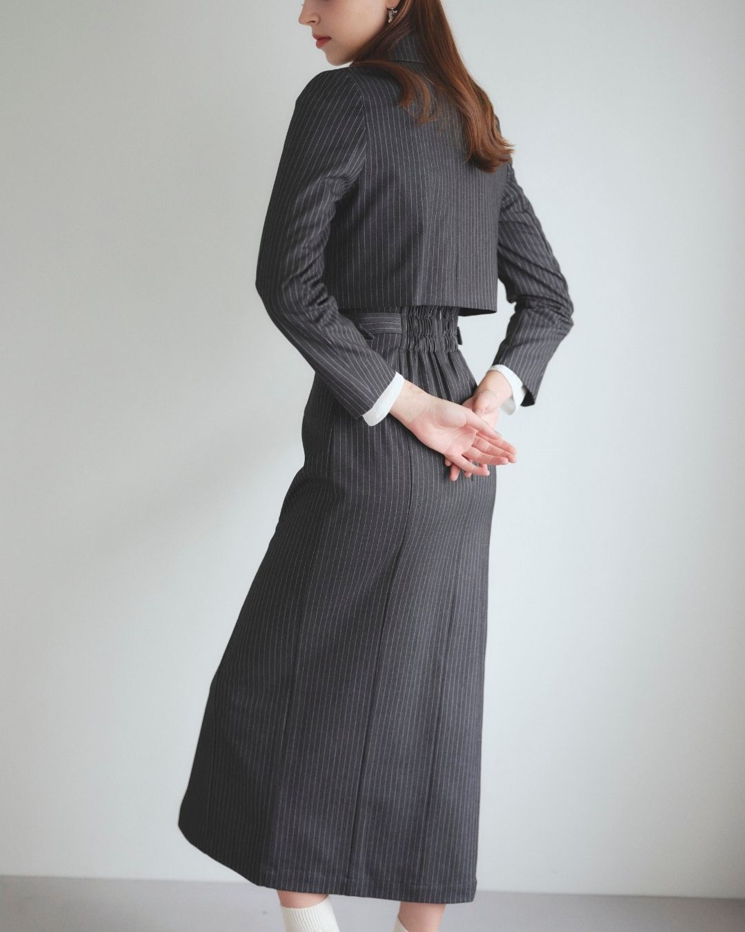 Pinstripe Short Jacket