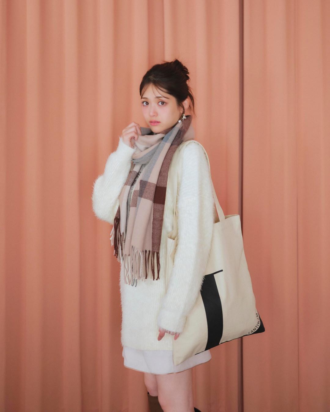 【Unisex】Check Muffler