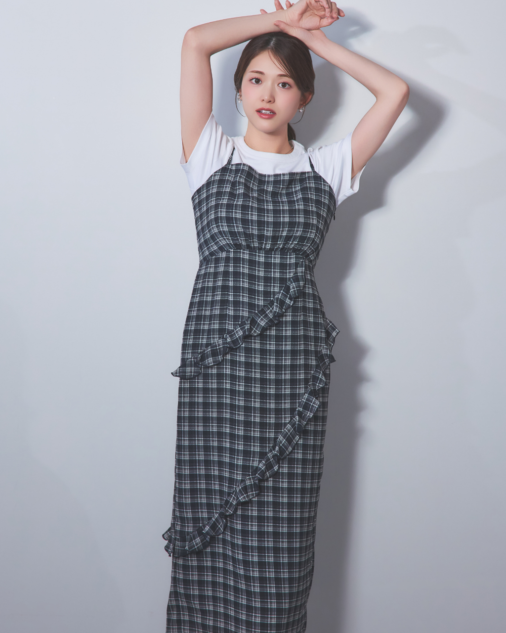 Frilled camisole dress