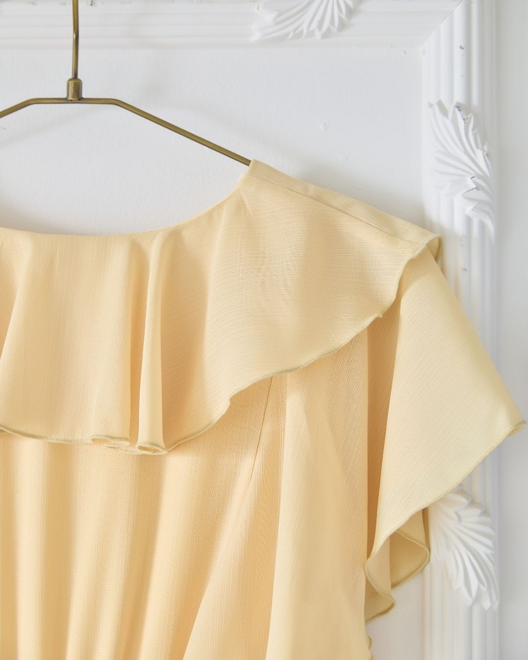 Frill Pleated Tiered Dress