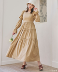 Puff Sleeve Tiered Dress