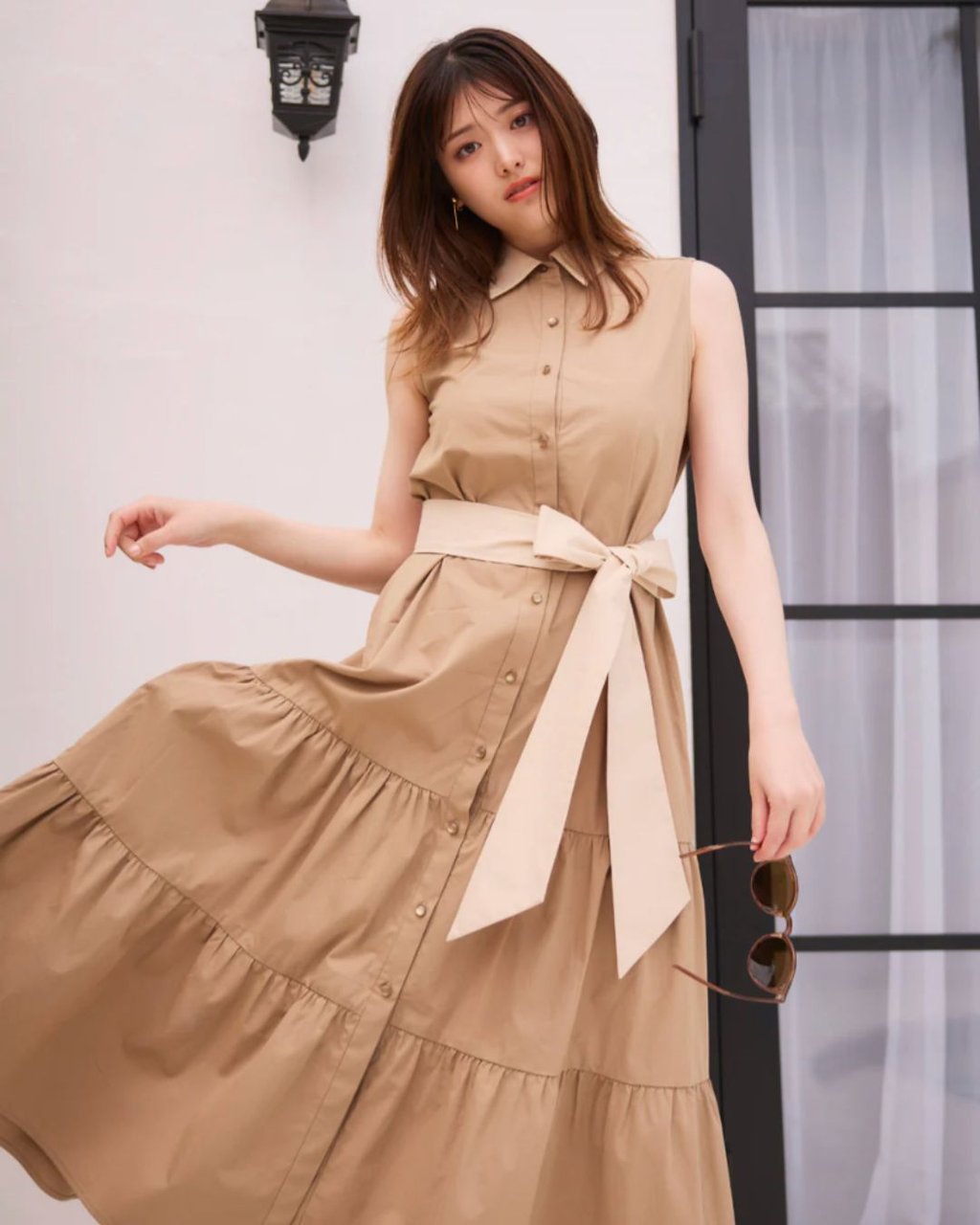 Tiered Shirts Dress